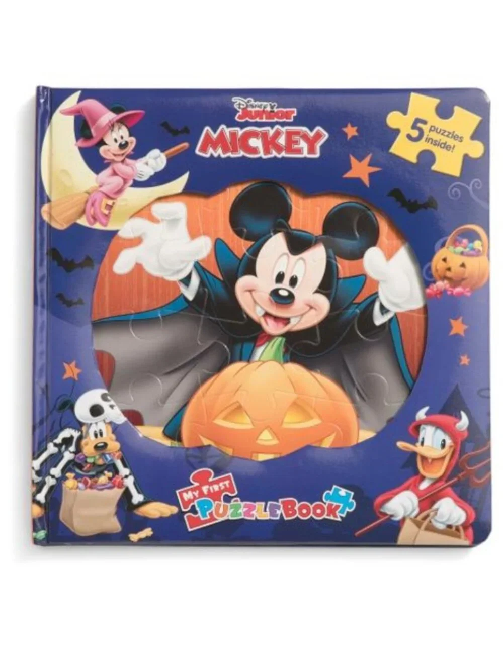 NWT Disney Mickey Halloween My First Puzzle Book